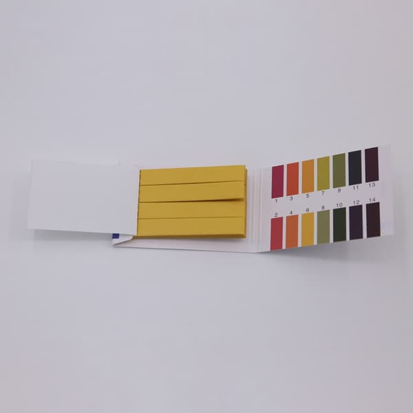 Lakmuspapir for pH-testing (1-14) 80 teststrimler Flerfarget 1-pakning MultiColor 8