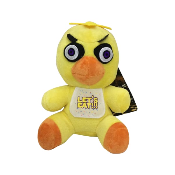 Midnight Security Breach Plyschleksak tecknad docka Yellow duck 18 cm