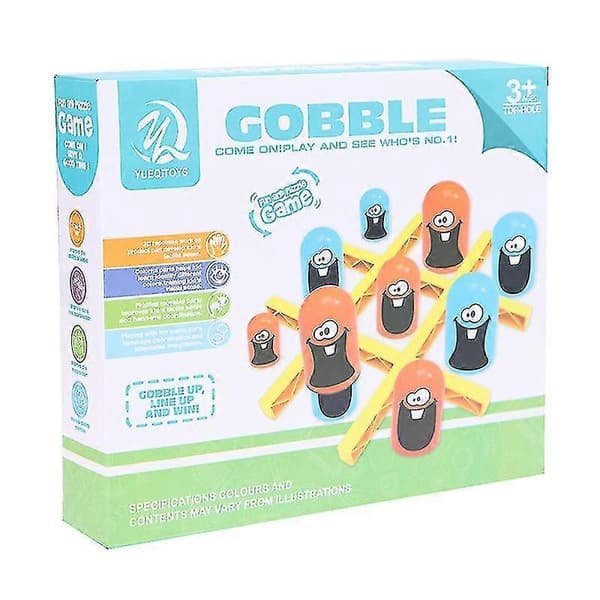 Gobble Brädspel Plast Intellektuell Gobble Brädspel Tre I Rad Barnleksak