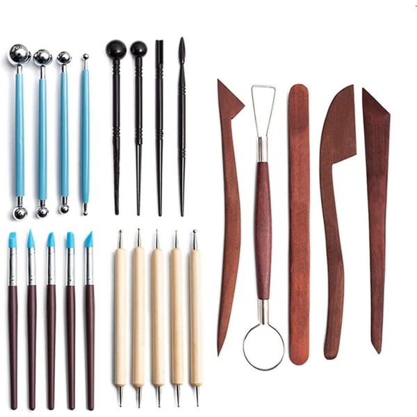 23st Polymer Clay Tools Modellering Clay Sculpting Tools Kit