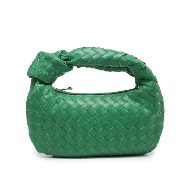 Høykvalitets vevd veske, dumpling skyveske 6 6 28*3*15cm