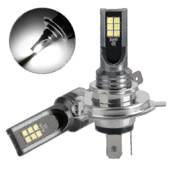 [DT]H4/9003 LED frontlyspærer LED H4 bilfrontlyspærer H4 bilfrontlys lyse LED bilpærer H4 LED frontlys
