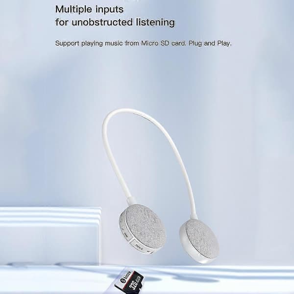 Nack Bluetooth-högtalare Trådlös Bas Surround Stereo Med Bärbar Utomhusljud Black