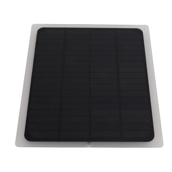 12V 10W Solcellepanel med klemmer Vanntett lader for RV-batteri