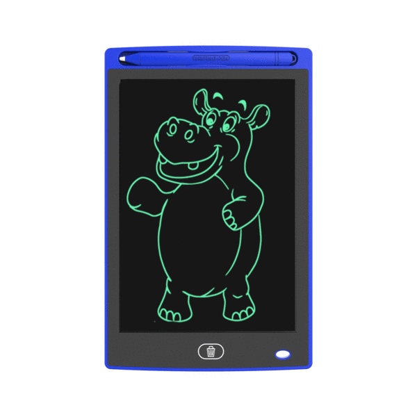 Digitaalinen piirustustabletti lapsille – käytännöllinen LCD, 8,5" tabletti + kynä, sininen käsiala Blue+monochrome 8.5 inches