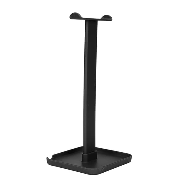 Multifunktionel Pladsbesparende Robust Holdbar Stabil Lyse Farver Hovedtelefonholder Sort