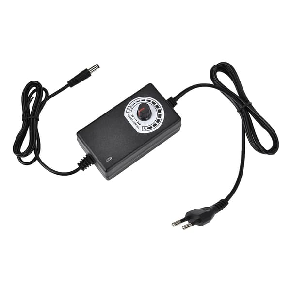 9V 24V 1A EU Plugg DC Strømadapter for Hastighetsmotorstyring