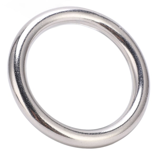 Rustfri stål svejset O-ring 10x60 mm til navigation, dykning, hængekøjer og tasker