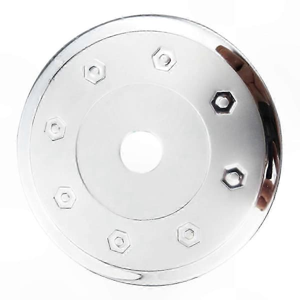Bilstyling Bränsletanklock Gasbox Tillbehör för 206 207 C2 Modeller silver