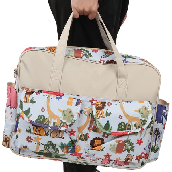Maternity Messenger Bag Multifunktionell Polyester Skötväska för Gravida Kvinnor