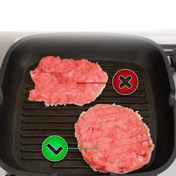 Burger Form Ring som lätt urformning Patty Press Bbq köksredskap