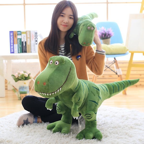 Simulering Dinosaur Tyrannosaurus Rex Plyschleksaksdocka gray tyrannosaurus rex 40cm