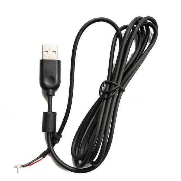 USB Reparationsudskiftningskamera Linjekabel Webcam Ledning til Webcam C270 C310 Sort Svart