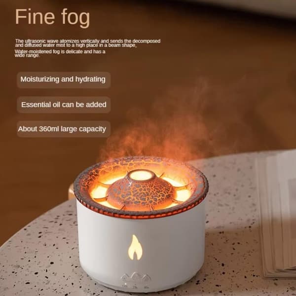 Vulkan luftfugter og aroma diffuser 360 ml 300