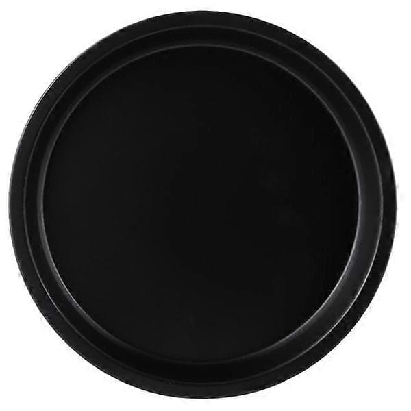 【DENGTU】8 tommer køkken non-stick sort kulstofstål rund pizzapande bageform