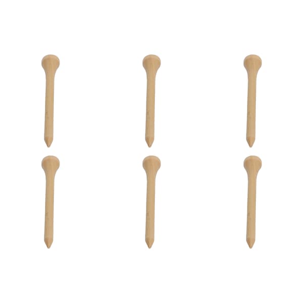 50 stk. Golf Tees Professionel Stærk Erstatning Træ Golf Tees til Golf Tilbehør 70mm/2.76in