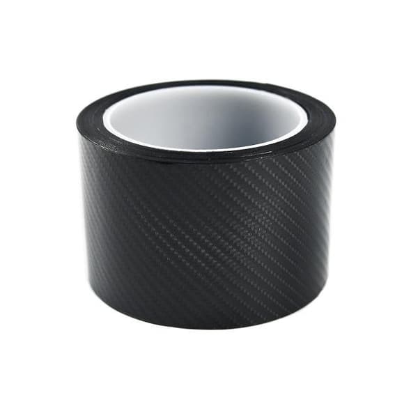 Stødabsorberende beskyttelse til bil - Carbon Stødbeskyttelse - 10cm x 5m Black black