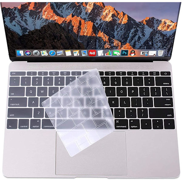 Cover till MacBook Pro 13"/Retina 12" silikon Transpa