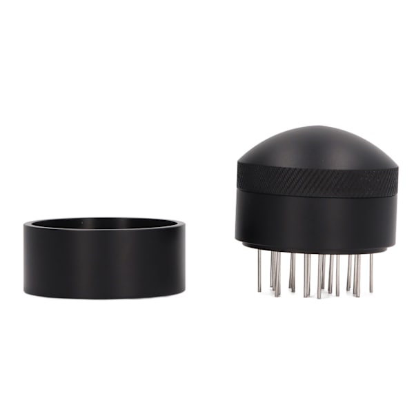 Rostfri kaffnålsfördelare i rostfritt stål med bas för kaféer och hemmabruk (58 mm)