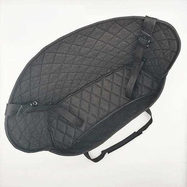 Car Net Pocket Storage Organizer og håndtaskeholder mellem sæder Læder håndtaskeholder
