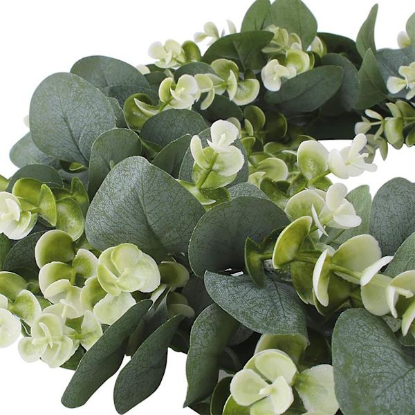 Konstgjord blomstereukalyptuskrans utomhusdekoration S
