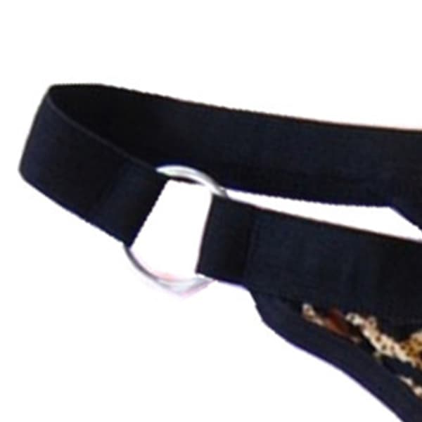 Miesten leopardikuvioiset stringit, pussimalliset G-string-alushousut, alusvaatteet