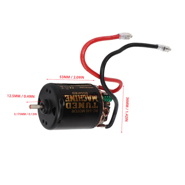 Tamiya 45T Klätterbil RC Borstad Motor 320A Högfrekvent Driv ESC System