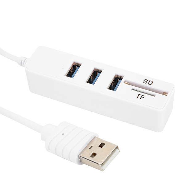 USB 3.0 Hub Højhastigheds Hukommelseskortlæser SD Micro SD Adapter til Computer