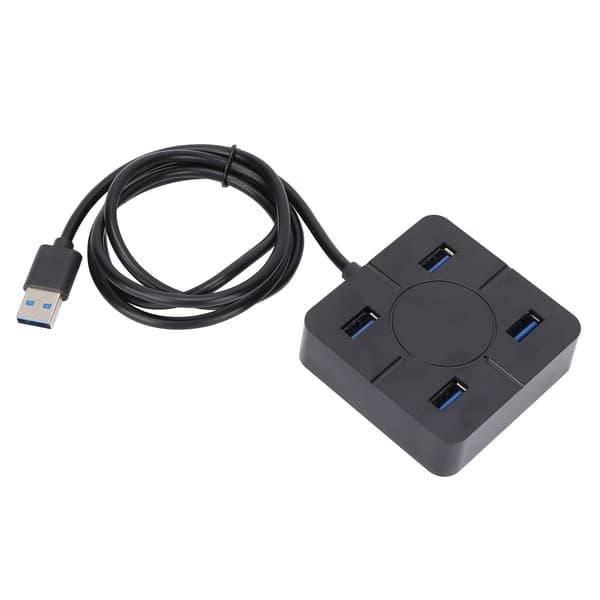 4 Port USB 2.0 Hub 480Mbps Højhastigheds Multipurpose Laptop Tilbehør