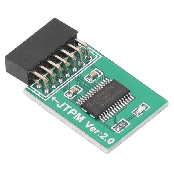 MSI TPC 2.0 Modul 14 Pin LPC Gränssnitt Stark Krypteringskort för Windows 11 Grön