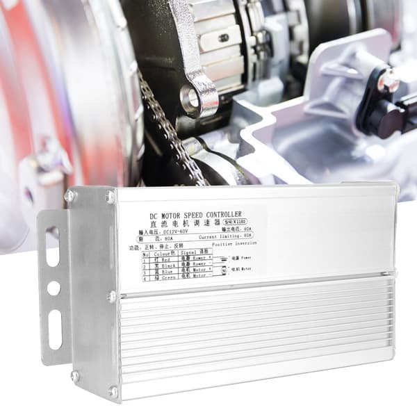 DC Børste CCW CW Motor Hastighetskontroller 12V til 60V 80A Guvernør Regulator