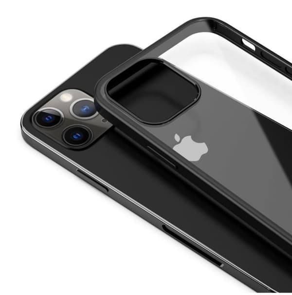 Elegant mobilskal för iPhone 12 mini, Svart Svart 50