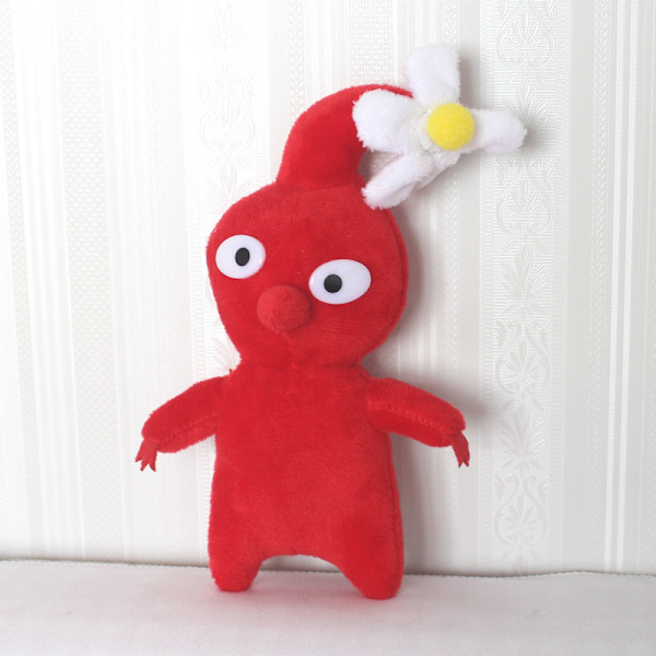 18 cm Pikmin Plush Bud Leaf Mjuk fylld docka red flower 18CM