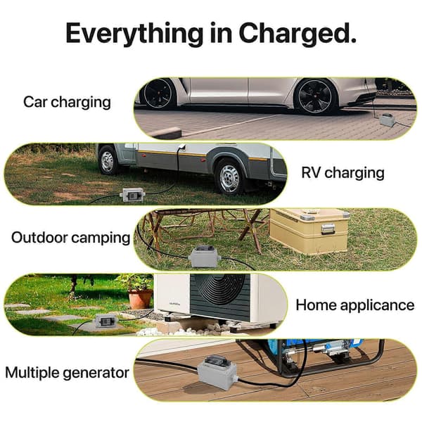 60A 230V Mobil Digital Strømmåler, Vanntett Kilowatt Elektrisitetsmåler