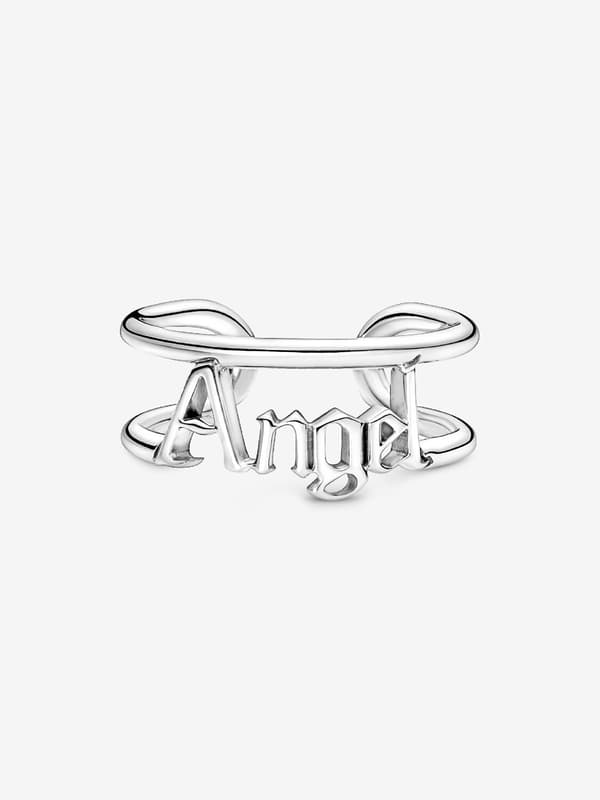 Pandora - P ME Angel Open Ring - Sterling Sølv Circumference: 54mm
