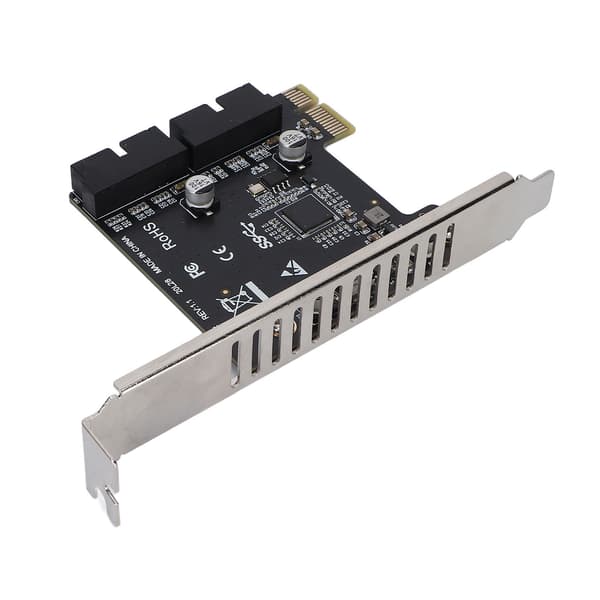 PCIE til USB 3.0 19 20 Pin Interface Udvidelseskort X4 X8 X16 Riser Ph62 Samlet Højde
