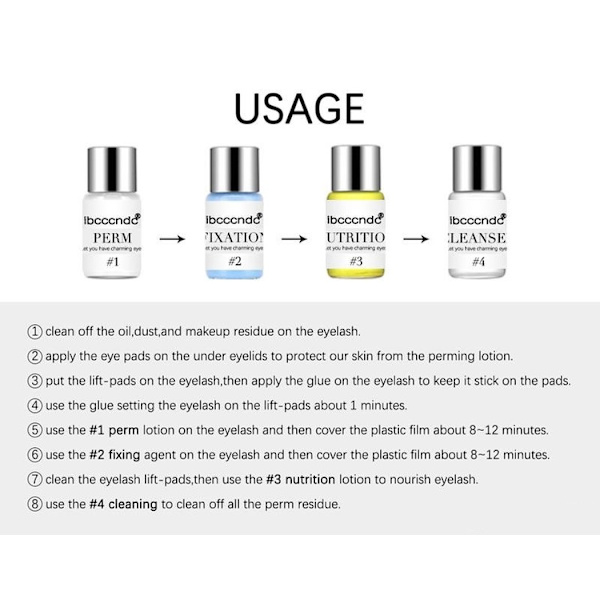 【DENGTU】Permanent Vippebøy Kit - Vippeløft - Lash Lift