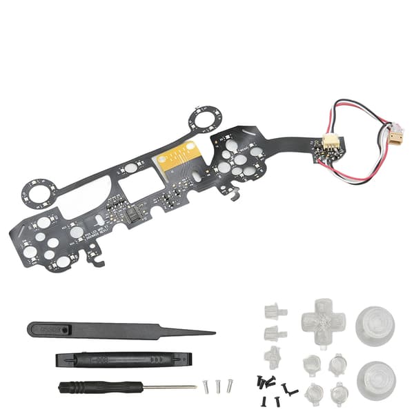PS5 Kontroller DIY Opplyst D-Pad Knapper Kit Multi Farge Hjem Knapper