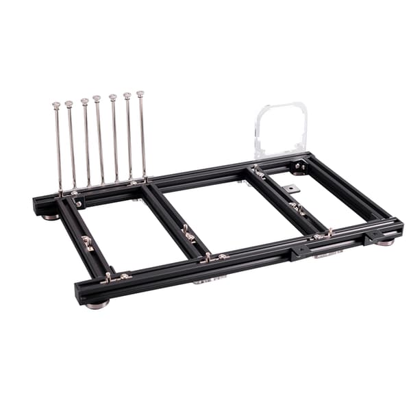 ATX Datakabinett Legering Aluminium Svart