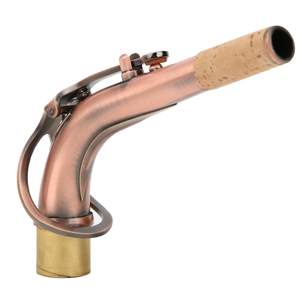Messing Saksofonhals for Altsaksofon Antikk Bøyerør Musikkinstrumenttilbehør 2,45 cm