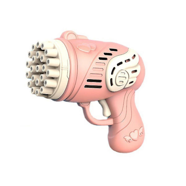 23-håls bubbelpistol Gatling bubbelmaskin Pink