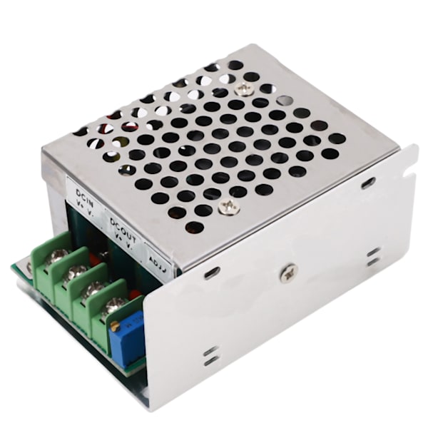 Säädettävä tehokas 400W DC-DC Buck-moduuli, jossa on anti-reflow ja useita suojauksia tuulettimien käyttöön