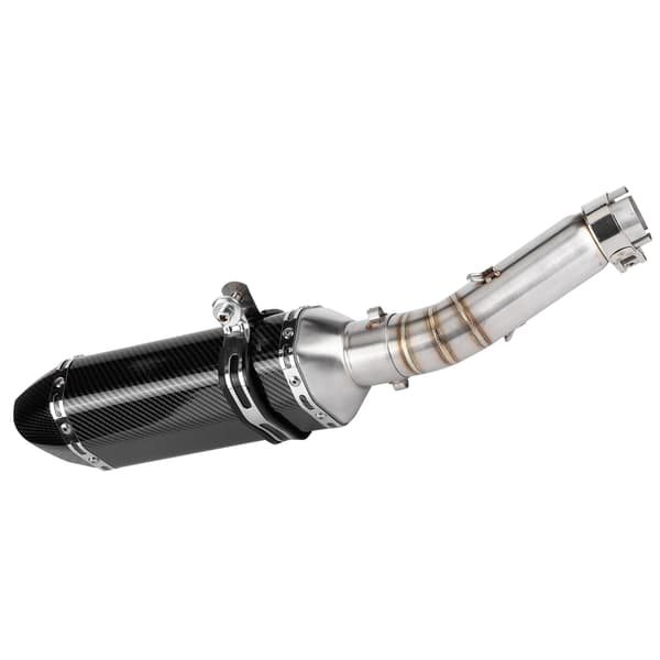 Slip-on lydpotte til udstødningssystem med DB Killer + Mid-Pipe Fit til CBR500R CB500F CB500X 2013-2015
