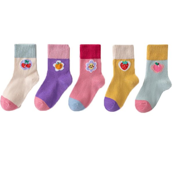 Toddler Pojkar Och Flickor Strumpor Vinterstrumpor 20-23cm