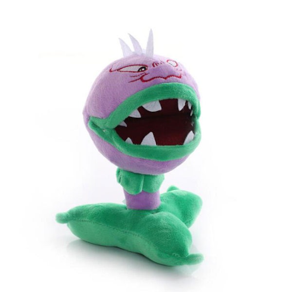 Plants vs Zombies Sunflower Pea Plyschleksaksdocka open mouth piranha About 15-20 cm