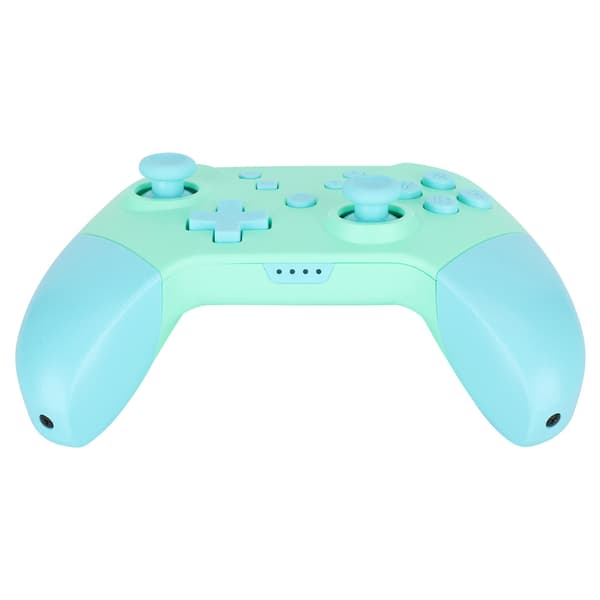 Trådlös Bluetooth NFC-spelkontroll Gamepad med 3D-joysticks för Nintendo Switch Pro Smaragdgrön