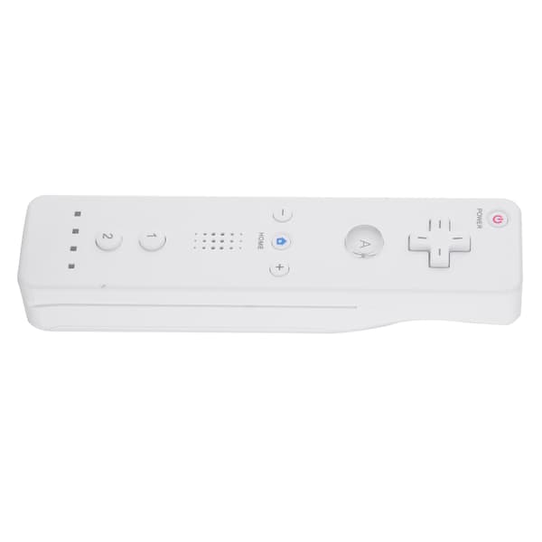 Trådløs spillkontroller med analog joystick for WiiU Wii-konsoll, hvit