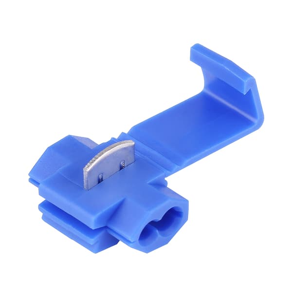50 stk Blue Lock Quick Wire Splice Clips Terminalkontakter 0,72-2,5 mm2