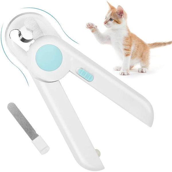 Cat Dog Nagelklippare Och Trimmer, Pet Nagelklippare Med Led