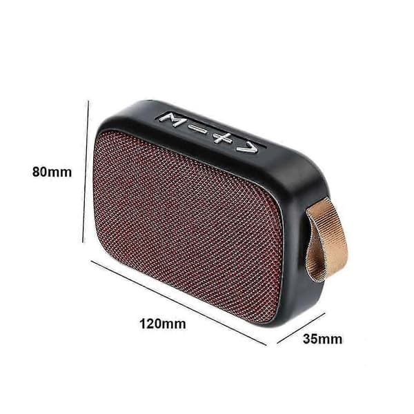 Trådlös Bluetooth-högtalare Utomhuskort U Disk Audio Kreativ Bärbar Mini Subwoofer Presenthögtalare red